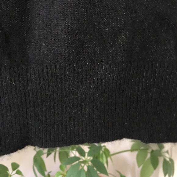 DONATING Monday ~ Black 100% Cashmere Scarf Vest - Picture 8 of 8